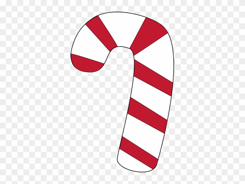 Christmas Clip Art - Red And White Candy Cane #1006716