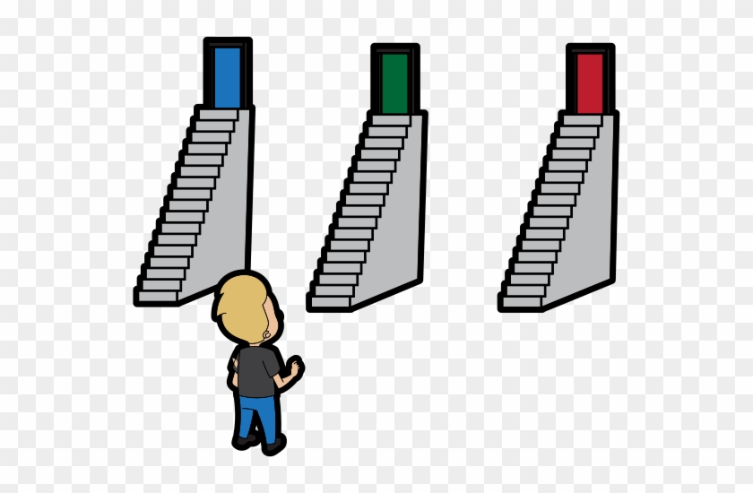 Career Change High Stairs Cartoon - Wikimedia Commons #1006748