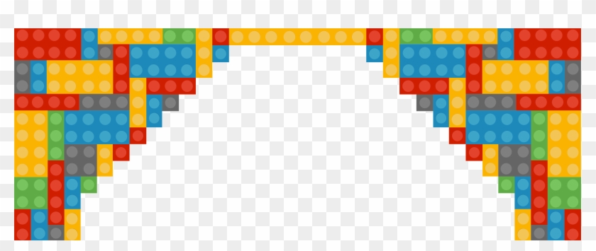 Floral - Lego Border Png #1006832