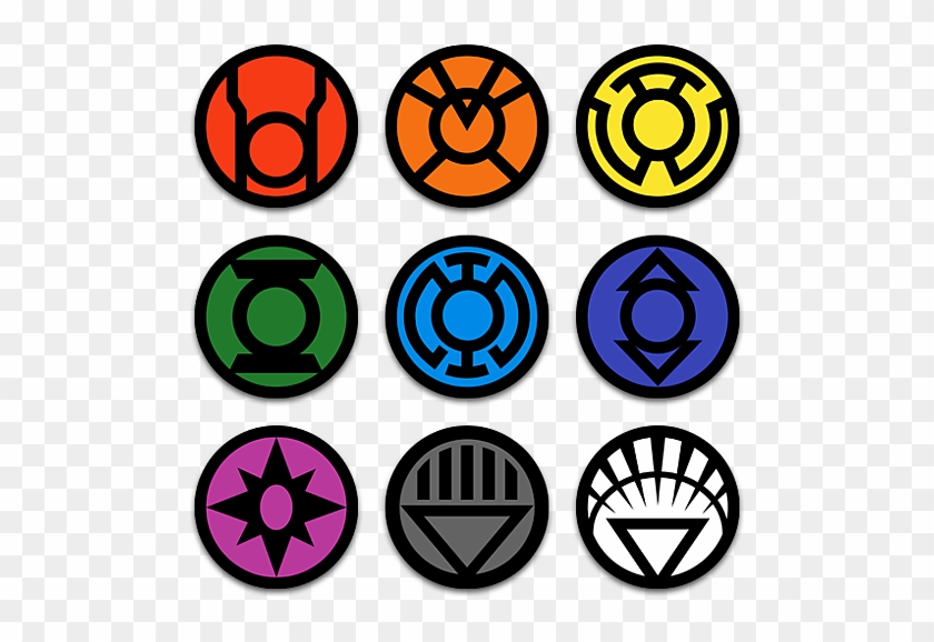 Explorează Green Lanterns Și Multe Altele - Lantern Corps Symbols #1006932