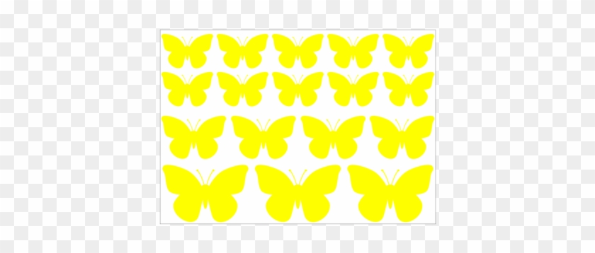 Plain Butterfly Stickers - Butterfly #1007044