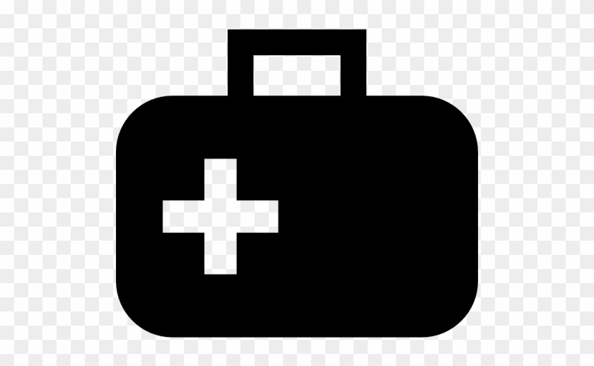 First Aid Kit Case With A Cross Free Icon - Battery Gingered #1007063