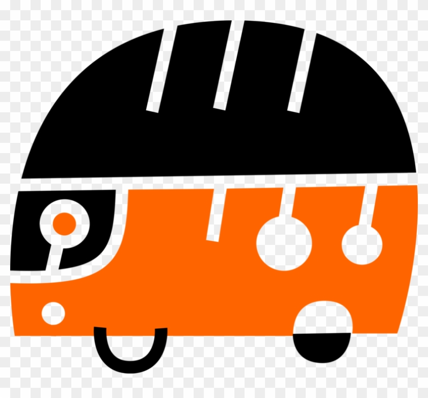 Vector Illustration Of Tour Bus Touring Motor Vehicle - Vector Illustration Of Tour Bus Touring Motor Vehicle #1007109