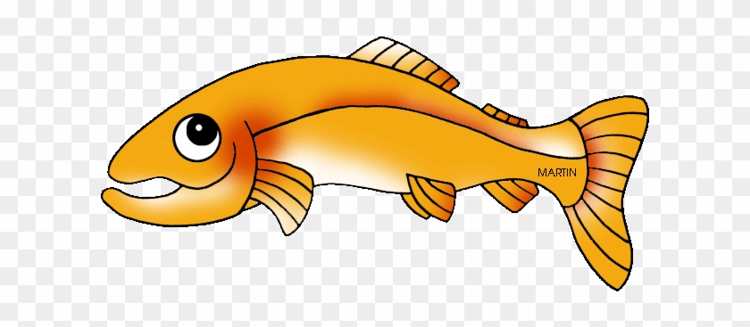 Fish Clipart Trout - California State Golden Trout #1007110