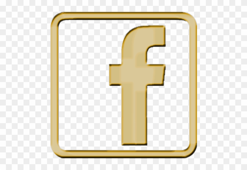 Facebook Icon - Gold Instagram Logo Png #1007117