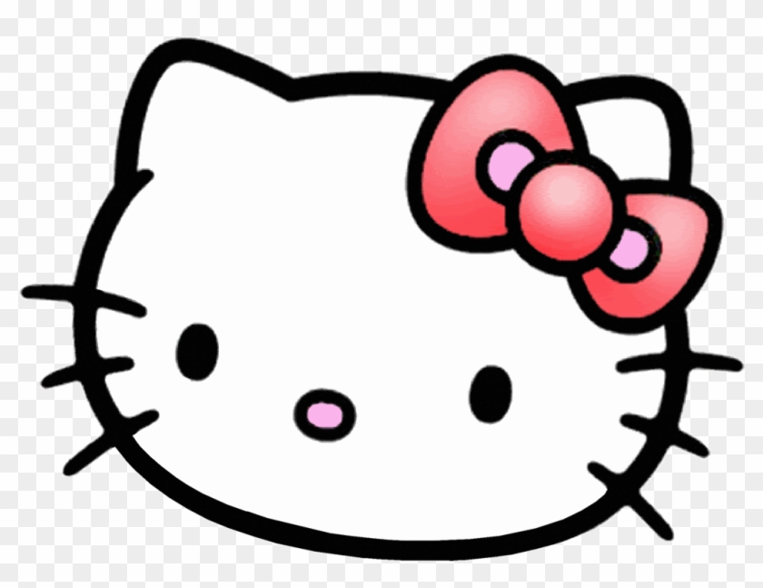 Hello Clipart Hello Kitty Head - Hello Kitty Png Transparent #1007130