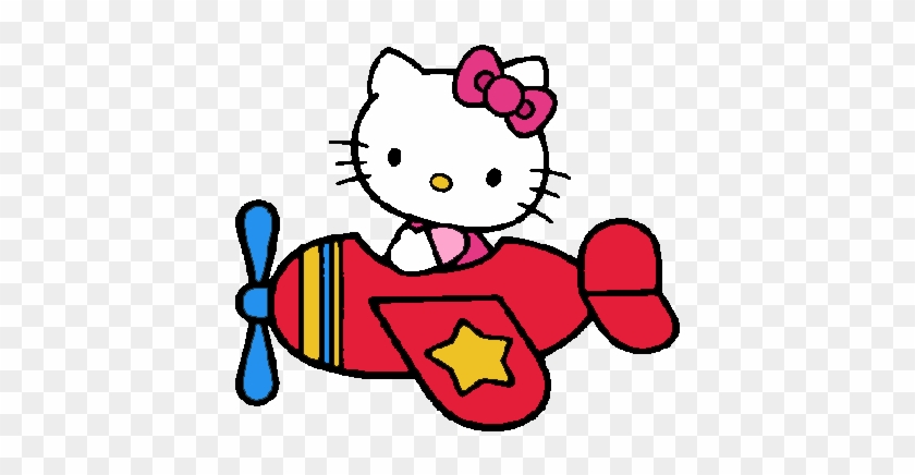 Hellokitty - Page - Hello Kitty In Airplane #1007173