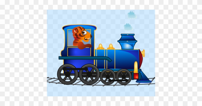 The Blue Vehicle - Cartoon Locomotive #1007237