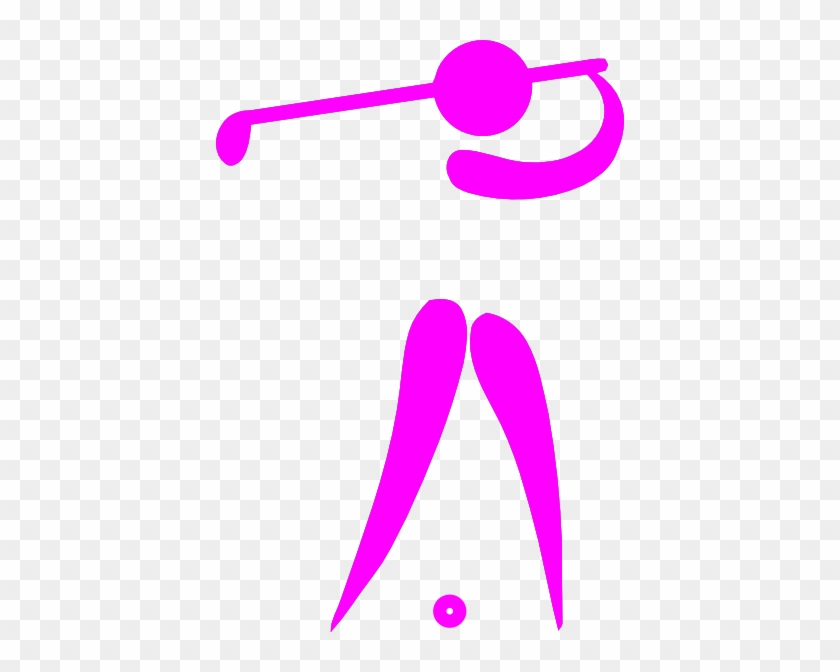Pink Lady Golfer Clip Art At Clker - Pink Lady Golfer Clip Art At Clker #1007295