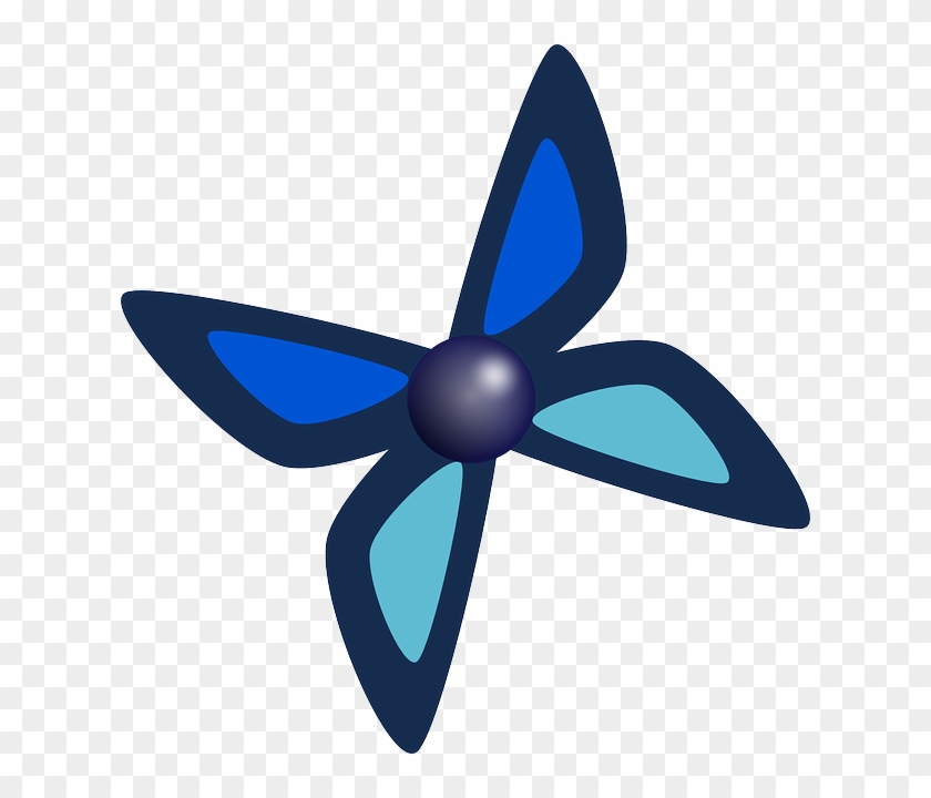 Abstract Butterfly, Insect, Blue, Abstract - Vector Logo Team Hewan #1007315