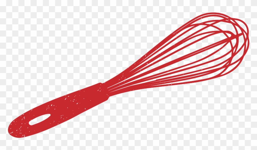 Red Clipart Whisk - Whisk Drawing Png #1007316