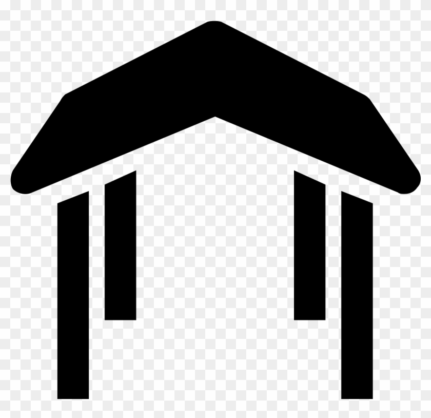 The Icon Is Shaped Like The Roof Of A House Where The - Pavilion Icon #1007424