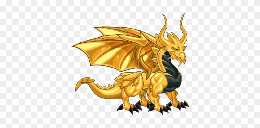 Gold Dragon - Dragon City Pixel Art #1007447