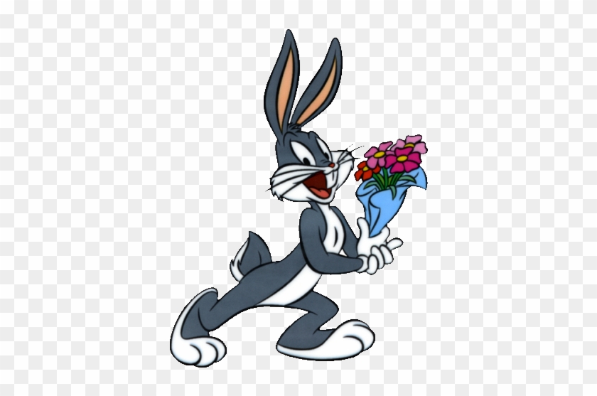 Share This Image - Bugs Bunny Giving Flowers #1007483