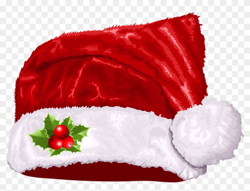 Santa Hat Stocking Clipart Kid - Merry Christmas Cap Png #1007524