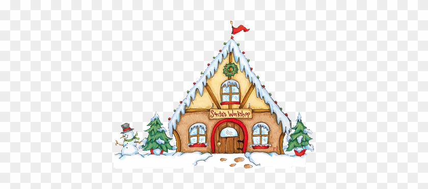 Christmas Lights House Clip Art - Christmas House Clip Art #1007518