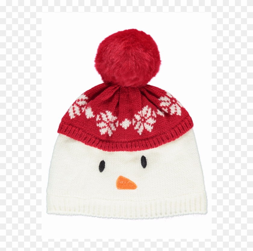 My Final Winter Warmer Is This Cute Little Snowman - Unisex Baby Christmas Snowman Bobble Winter Hat - White #1007530