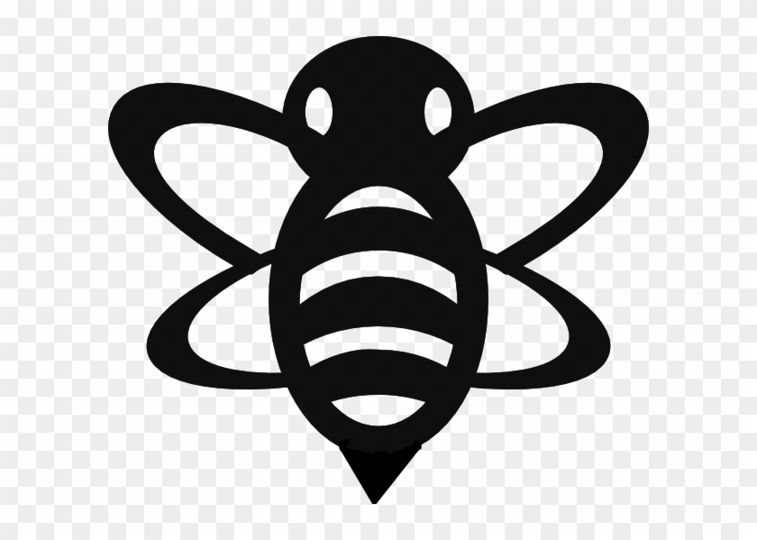Bee Silhouette - Bumble Bee Clip Art #1007546