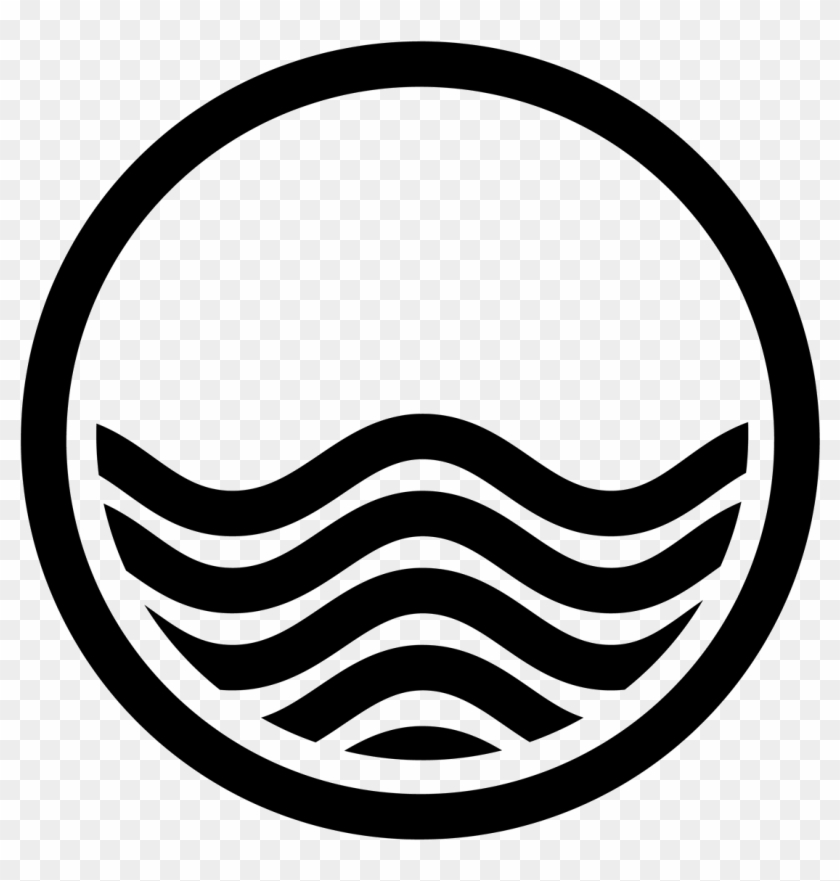 Waves Tidal Wave Clipart - Water Waves Vector Black And White #1007559