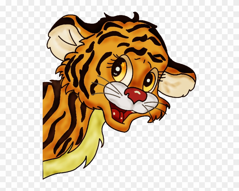 Tiger Cub Clip Art - Tiger Cub Cartoon Png #1007660