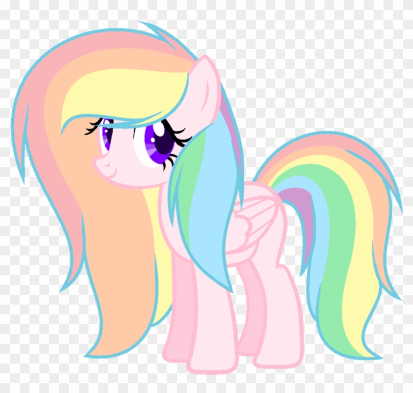 Rainbow Pastel Pony [ Close ] By Mlp Magical - Mlp Oc Rainbow Pastel #1007719