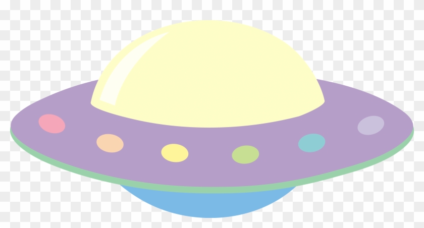 Pastel Clipart For Bedrooms - Space Ship Clip Art #1007722