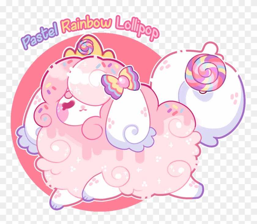 Pastel Rainbow Lollipop By Blushbun - Pastel Rainbow Lollipop By Blushbun #1007731