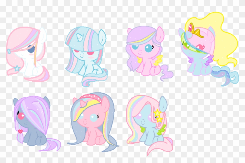 Pastel Rainbow Adopts Closed By Sugarmoonponyartist - Pony Pastel Png #1007732