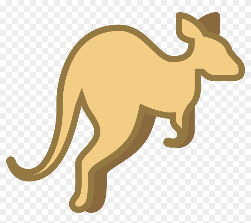 Kangaroo Clipart Png Icon - Kangaroo Icon #1007875