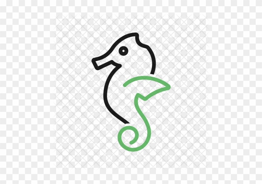 Seahorse Icon - Seahorse #1007902