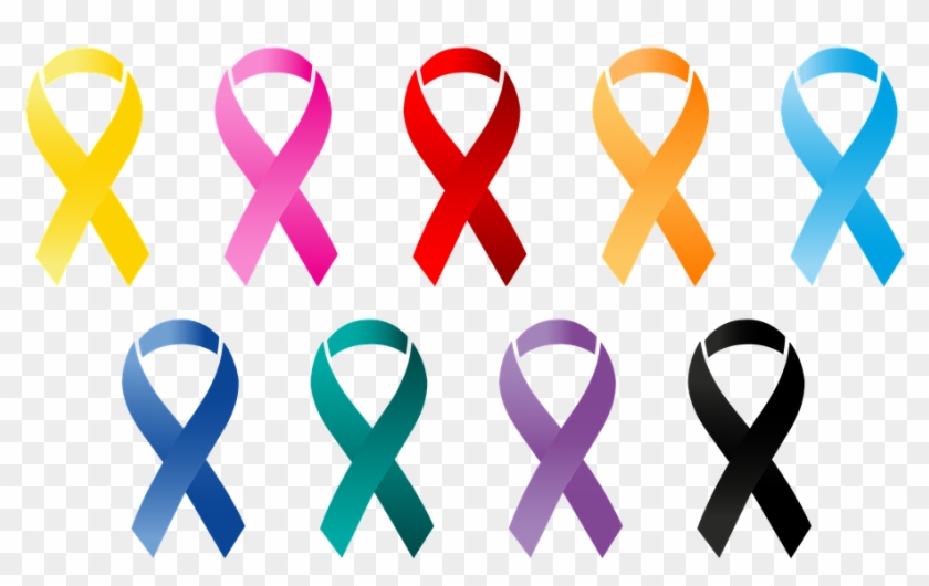Cancer Awareness Ribbons - Lazos Contra El Cancer #1007938