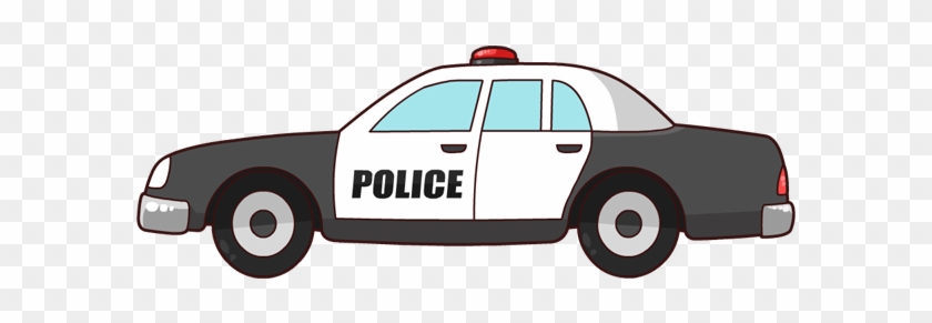 Cartoon Police Car Free Clip Art On - Police Car Clipart Png #1007986