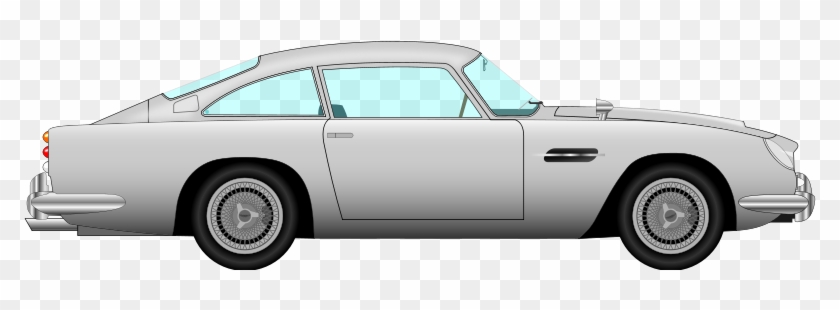 28 Collection Of Silver Car Clipart - Aston Martin #1008010