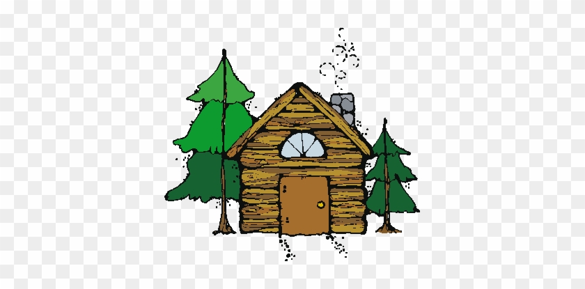 cabin camping clipart