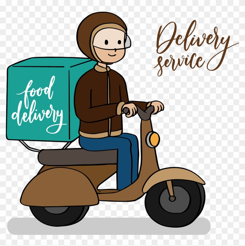 Motorcycle Delivery Clip Art - Motor Delivery Free Png #1008029
