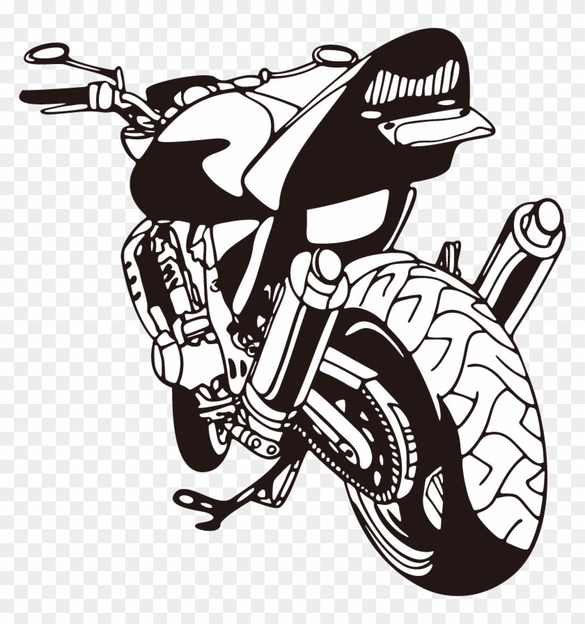 Car Motorcycle Wall Decal Sticker - Biker Decals #1008031