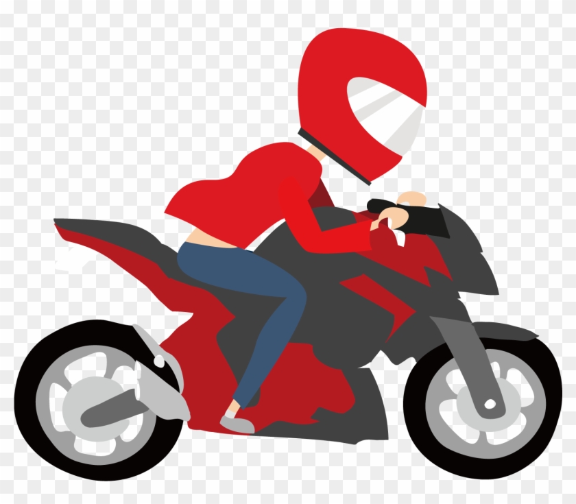 Euclidean Vector Motorcycle Illustration - Vector Motos Racing Png #1008032