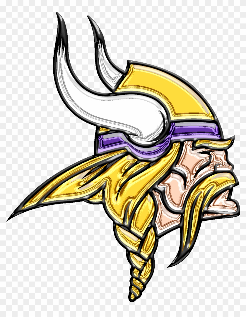 Here Is The Same Method Using The Plastic And Glass - Minnesota Vikings Logo #1008047