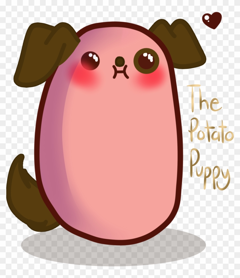 Original Art Not By Me - Kawaii Potato Puppy #1008131