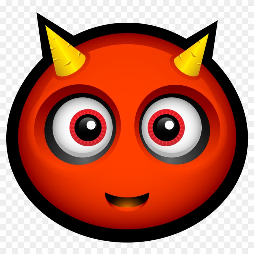 Dioblo Clipart Baby Devil - Monster Face Icon #1008141
