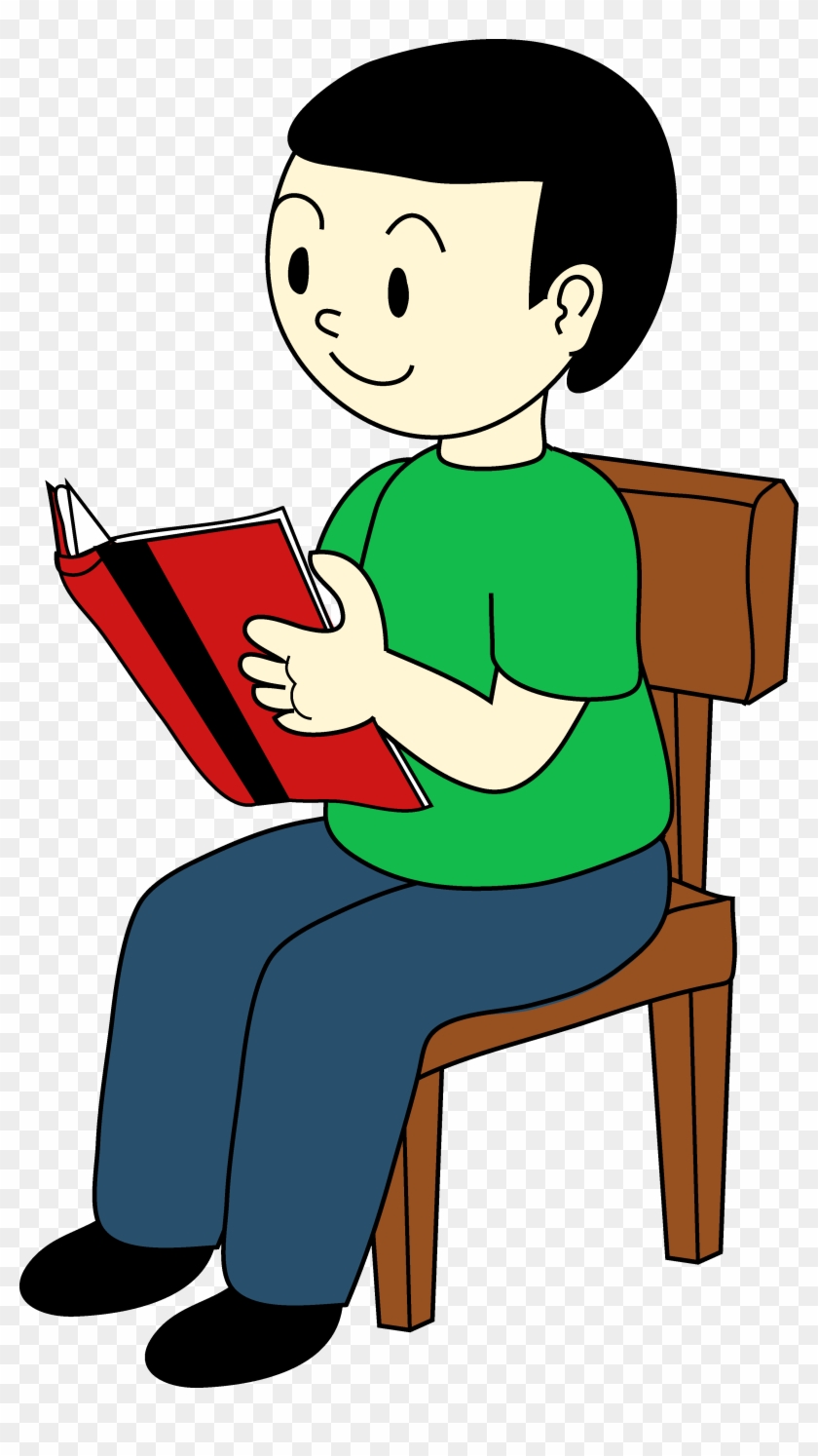 Sit Clipart - Sat On A Chair #1008152