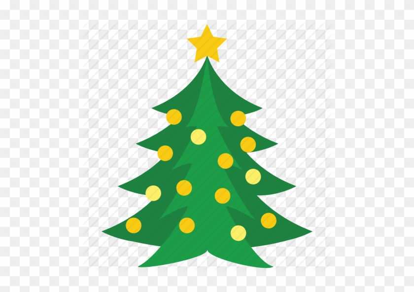 Christmas-tree Icons - Cartoon Christmas Tree Transparent Background #1008163