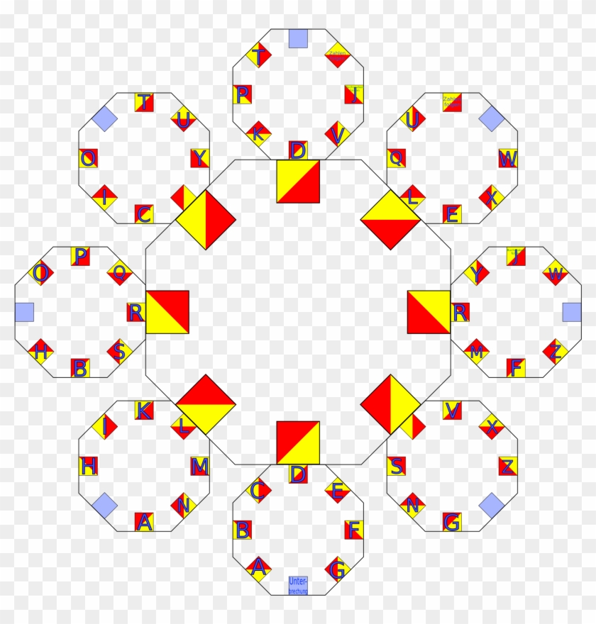 File - Winkeralphabet Circle - Svg - Computer File #1008165