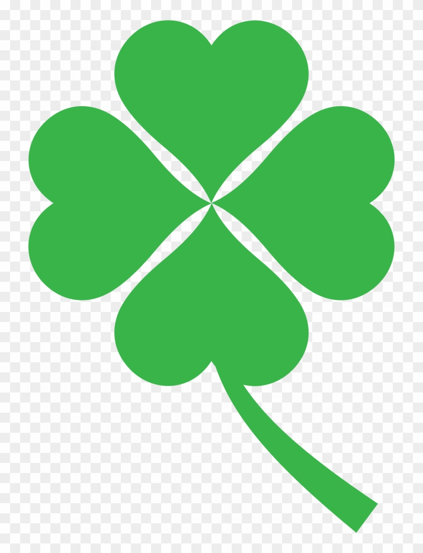Images Of Four Leaf Clovers Free Pictures To Color - Green Four Leaf Clover #1008175