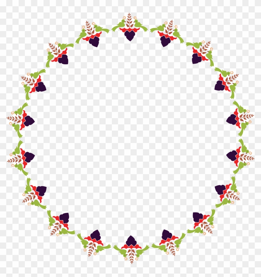 Png Coloured - Transparent Rangoli Flowers Png #1008193