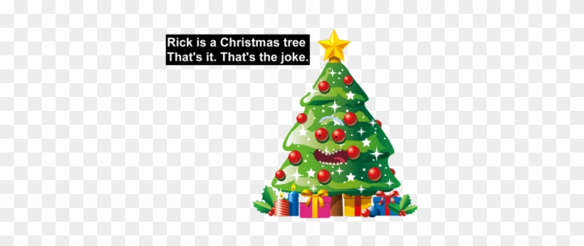 Rick And Morty Christmas Tree - X Mas Tree Clip Art #1008198