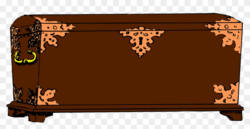 Chest Clipart Wood Box - Clipart Chest #1008212