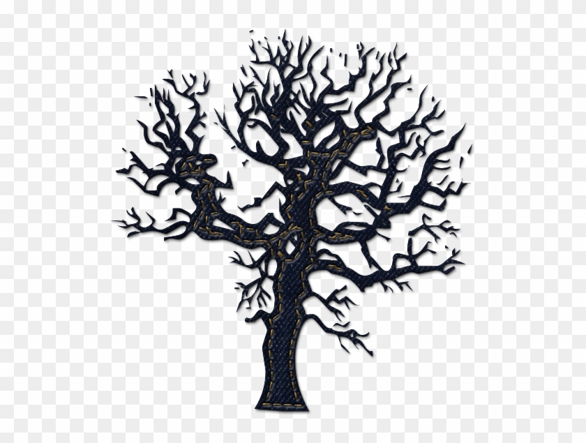 Cartoon Dark Tree Png #1008222