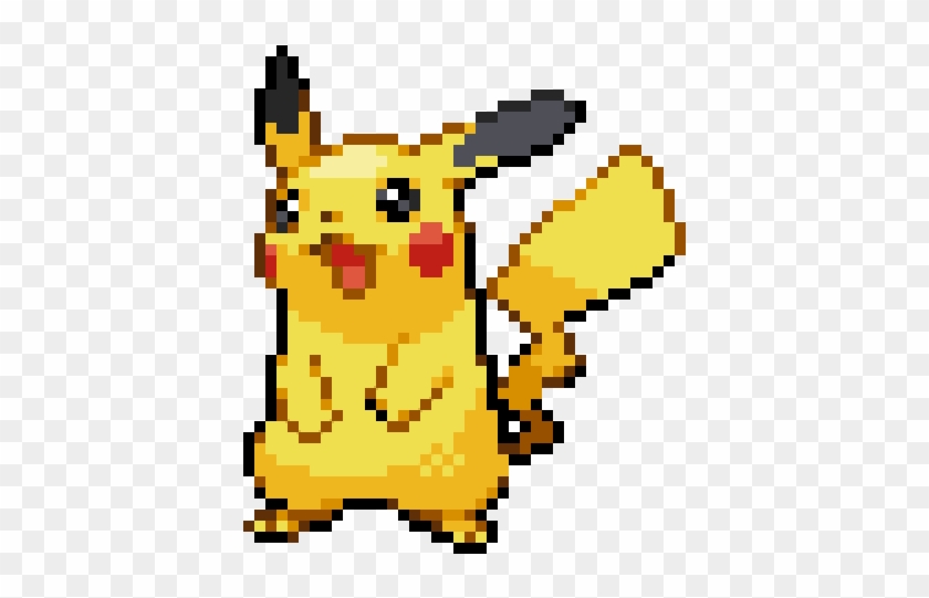Pikachu Pokemon Pikachu Pixel Sticker Freetoedit - Pikachu Pixel Art Png #1008256