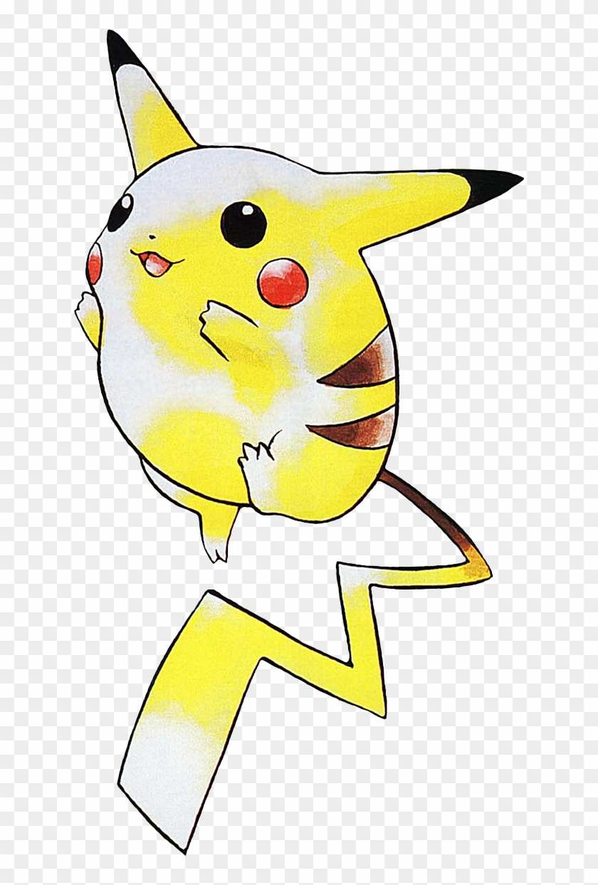 Drawn Pikachu Classic - Illustration #1008286